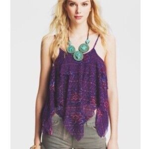 Purple Free people tank